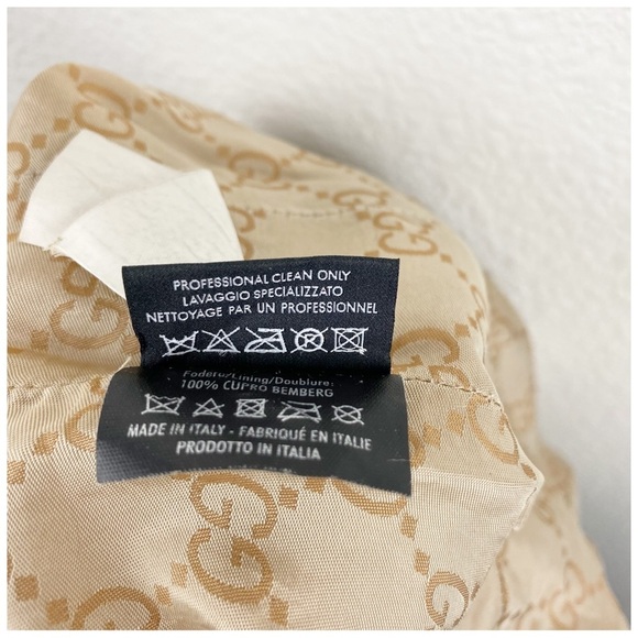 Gucci Toddler Leather Double Breast Trench Coat - Picture 10 of 10